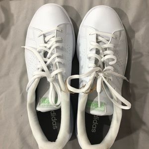 Adidas white sneakers, brand new, never worn